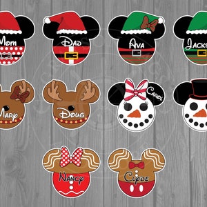 Disney Cruise Door Magnet - Very Merrytime Character Christmas Magnet (2 sizes to choose from)