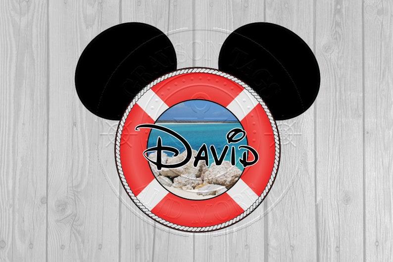 Disney Cruise Door Magnet Life Preserver Magnet Medium Mickey