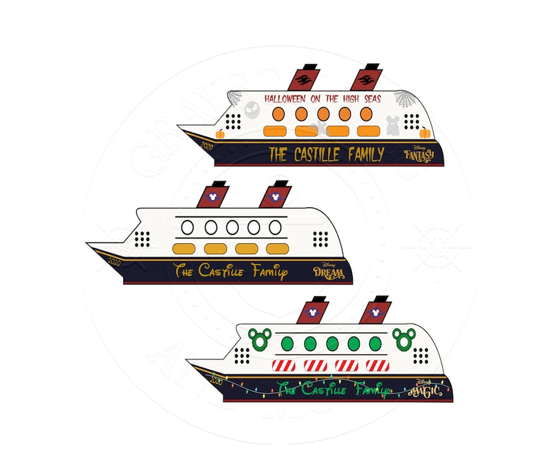 Disney Ship Cruise Door 3 themes to choose from Etsy