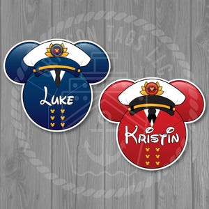 Disney Cruise Door Magnet - Captain Mickey or Captain Minnie Magnets
