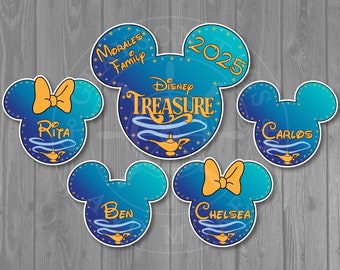 Disney Treasure Cruise Magnet Set