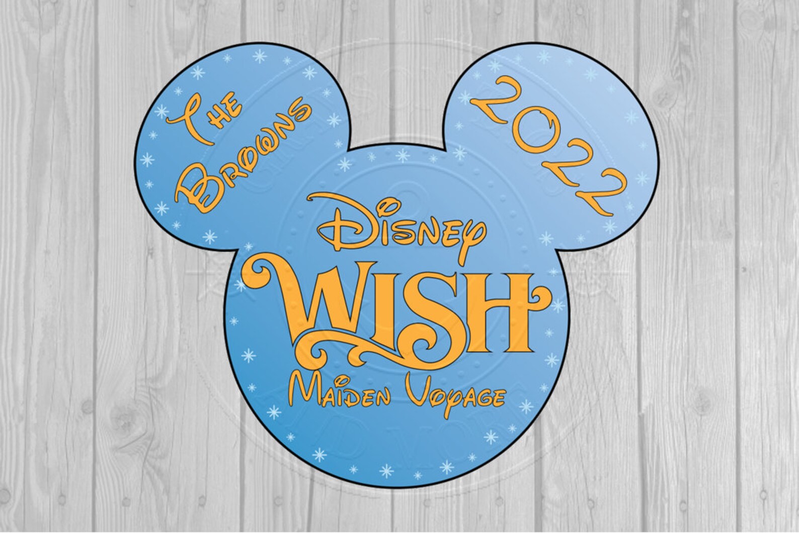 Disney Wish Cruise Door Magnet Etsy