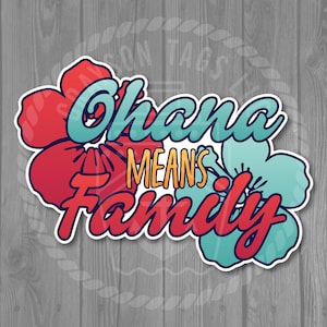 Ohana Means Family Cruise Door Magnet (2 Sizes Available)