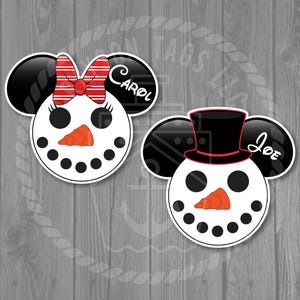 Very Merrytime Christmas Ship Front and Santa/Elves/Reindeer/Snowman Magnet Set image 4
