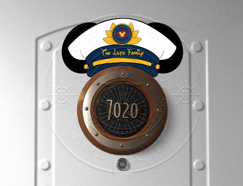 Personalized Captain Hat and Ears 