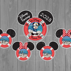 Disney Cruise Door Magnet Life Preserver Magnet image 1