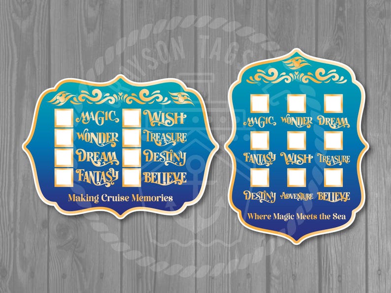 Ship Counter Customizable Disney Cruise Dry Erase Door Magnet - Previous Cruise Counter Decor or Checklist. Dry erase marker optional Treasure