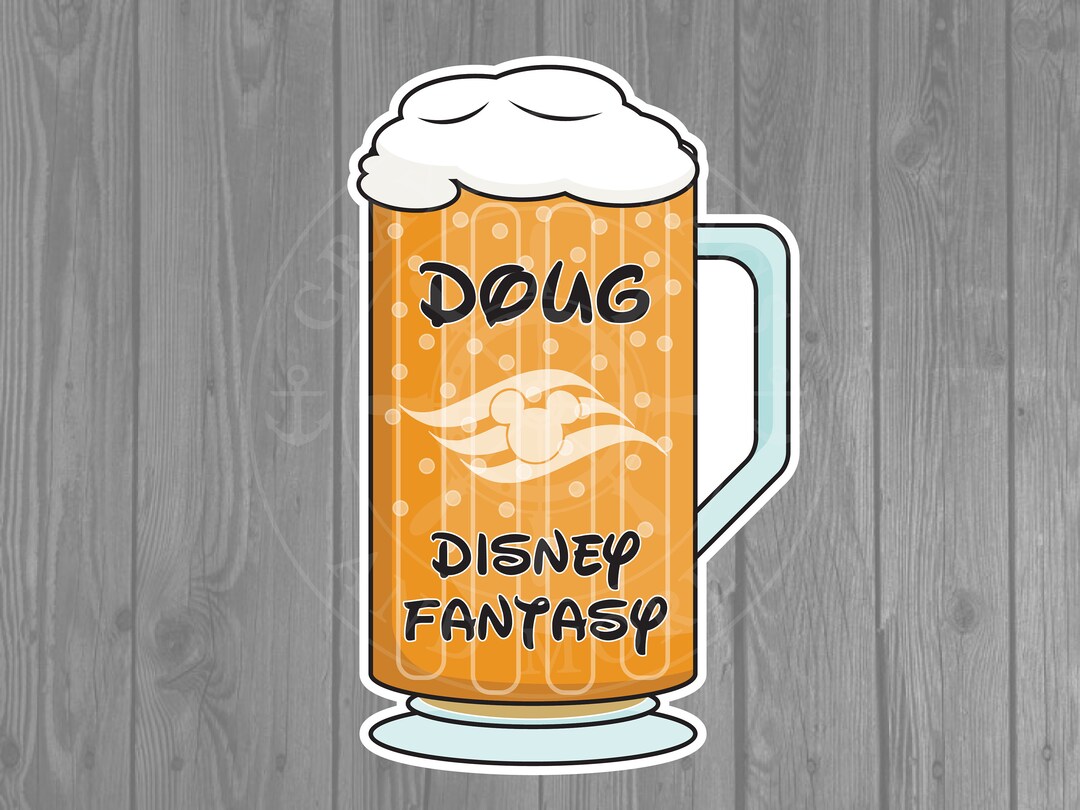 Disney Cruise Beer Mug Cruise Door Etsy