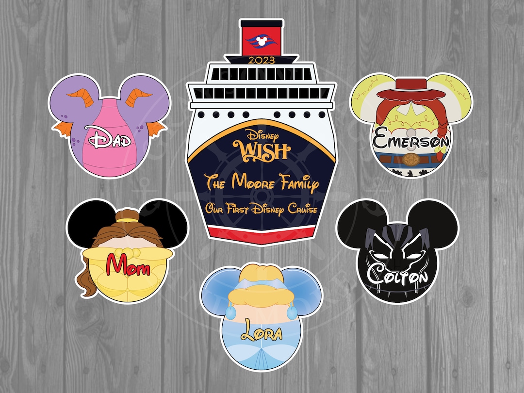 Disney Cruise Door Disney Ship Front and Character Etsy