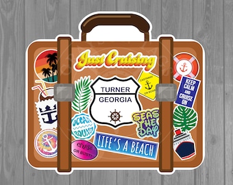 Generic Cruise Door Suitcase Magnet (2 Versions Avalable)