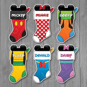 Disney Cruise Christmas Stocking Stateroom Door Magnet (Available in 2 Sizes)