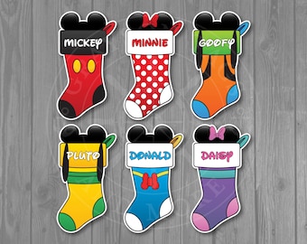 Disney Cruise Christmas Stocking Stateroom Door Magnet (Available in 2 Sizes)