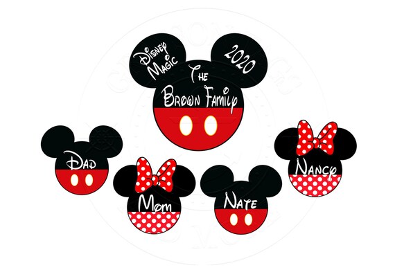 Disney Cruise Door Magnets Extra Large Mickey Pants And Medium Mickey Minnie Pants Dress Magnet Set