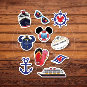 Disney Inspired Cruise Vinyl Sticker Set - FE Gift Cruise Gift (Ready to Ship) - Not for Cruise Doors
