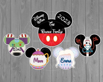 Disney Cruise Door Magnets - Disney Character Inspired Magnet Set