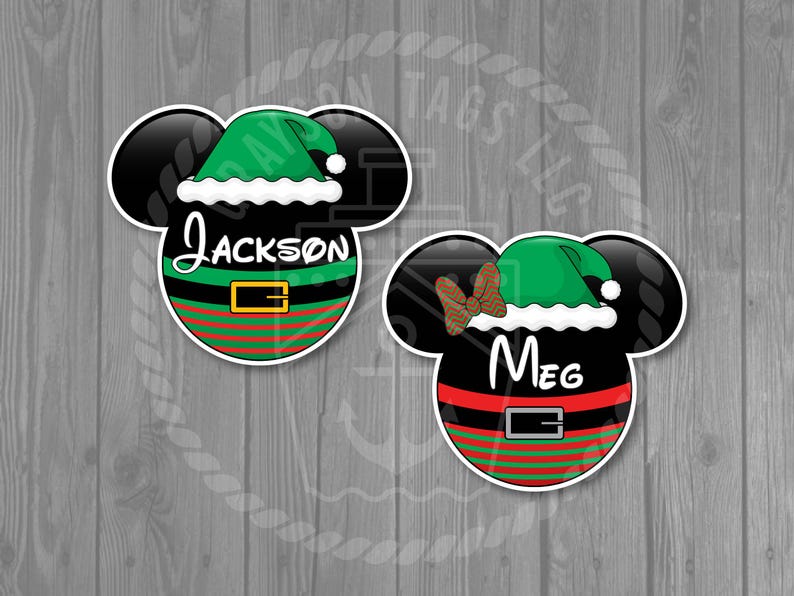 Very Merrytime Christmas Ship Front and Santa/Elves/Reindeer/Snowman Magnet Set image 3