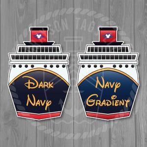 Disney Cruise Door Magnets - Disney Ship Front and Character Inspired Magnet Set imagen 4