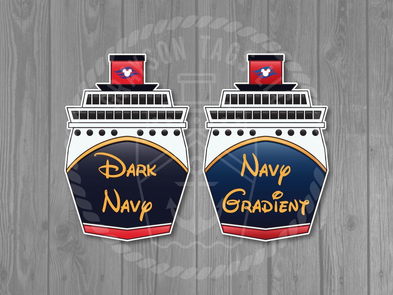 Disney Cruise Door Magnets - Disney Ship Front and Character Inspired Magnet Set imagen 4
