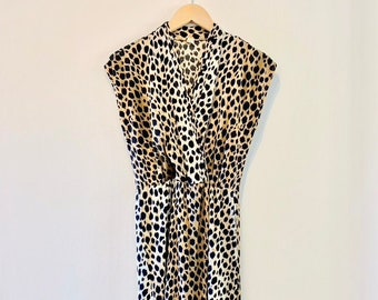 Vintage animal print dress