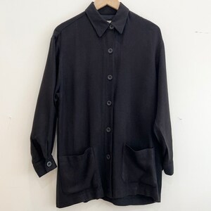 Vintage Oversize Linen Jacket - Etsy