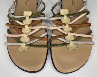 Cabin Creek Womens Sandals Flip Flops Size 9 5 M Light Green Embellished Beach Cabincreek Flipflops Casual Women Shoes Womens Sandals Nice Shoes