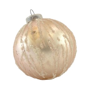 Vintage Light Pink Christmas Tree Ornament West Germany