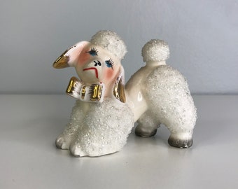 vintage ceramic poodle
