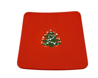 Vintage Waechtersbach Square Christmas Tree Plate Platter Tray