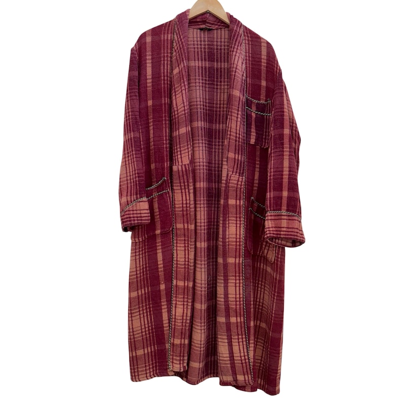 1940s Men's Beacon Blanket Robe, Like the Robe Worn by Dr Reid in Criminal Minds