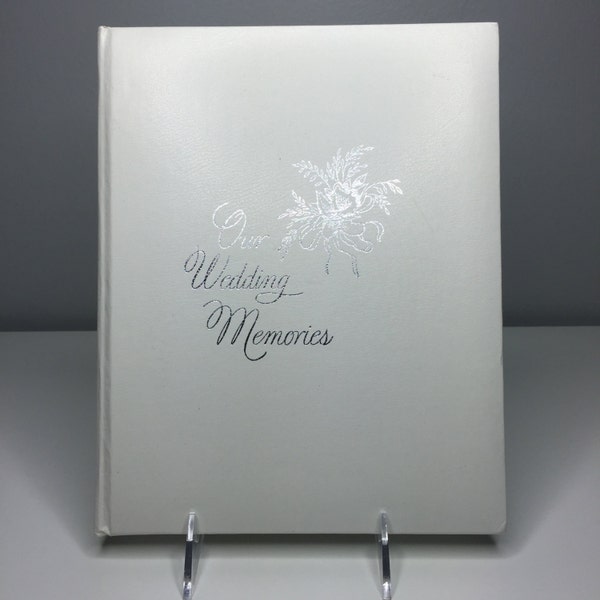 vintage Our Wedding Memories UNUSED scrapbook