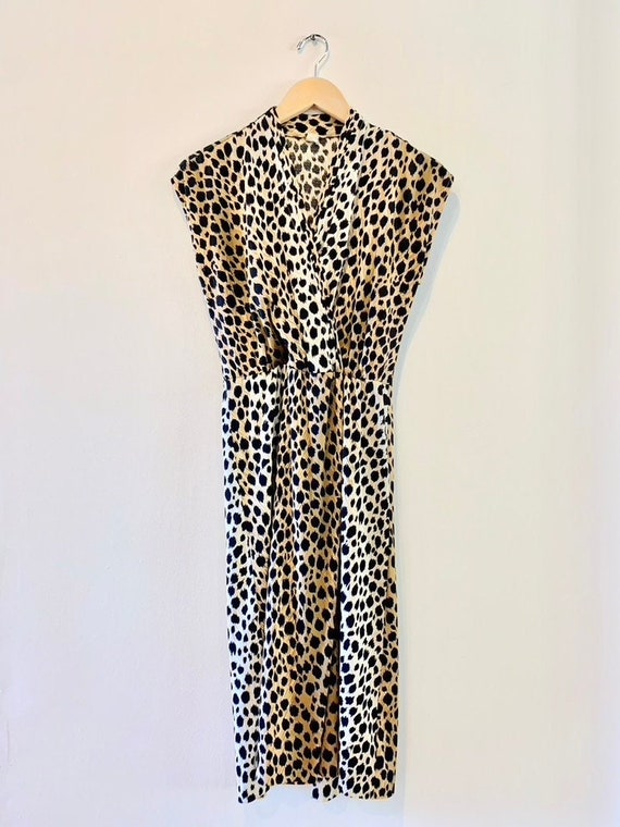 Vintage animal print dress