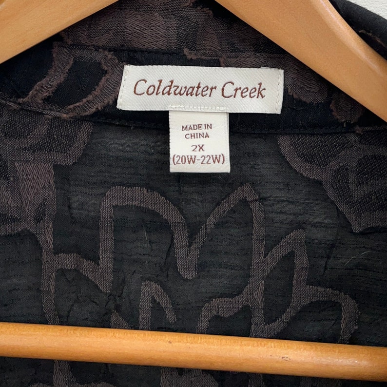 Shirt With Flowers Size 2X image 4