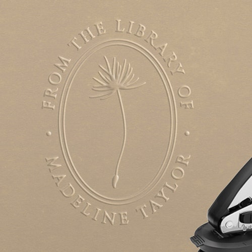 Library Embosser 41 Personalized Custom Gift Embossing Etsy