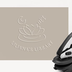 Prägedrucker, Buchpräger, Bibliothekspräger, Benutzerdefinierte Prägedrucker, Bücher, Persönliche Bibliothek, personalisiertes Geschenk, Lesegerät, Prägedruck, Prägedruck, Ex Libris