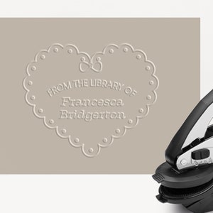 Prägedrucker, Buchpräger, Bibliothekspräger, Benutzerdefinierte Prägedrucker, Bücher, Persönliche Bibliothek, personalisiertes Geschenk, Lesegerät, Prägedruck, Prägedruck, Ex Libris