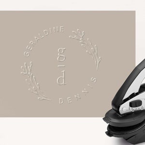Grabadora personalizada, Grabadora de boda, Invitación de boda, Grabadora personalizada, Grabadora de logotipo, Relieve, Regalo personalizado, Sellos personalizados