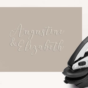 Embosser, aangepaste embosser, paar embosser, logo embosser, huwelijksuitnodigingen, bruiloft embosser, gepersonaliseerd cadeau, aangepast cadeau, naam cadeau