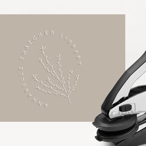 Embosser, Book Embosser, Bibliothek Embosser, Custom Embosser, Bücher, persönliche Bibliothek, personalisiertes Geschenk, Reader, Emboss, geprägt, Ex Libris