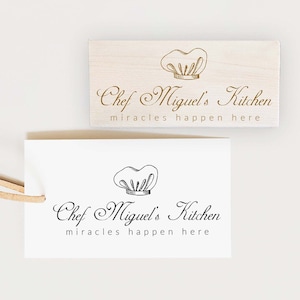 Carimbo personalizado, carimbo de logotipo, carimbo comercial, carimbo de cozinha, carimbo de borracha, carimbo personalizado, carimbo autotintado, logotipo do chef, carimbo de logotipo pré-fabricado