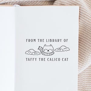Sello de libro, sello de biblioteca, sello de goma, sello personalizado, sello personalizado. Sello autoentintable, regalo personalizado, etiqueta de libro, sello Ex Libris.