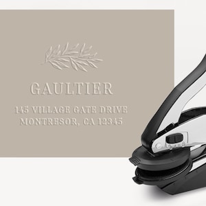 Embosser, Adres Embosser, Persoonlijke Embosser, Housewarming Gift, Retouradres Embosser, Naam Embosser, Huwelijksuitnodiging, Bruiloft Emboss