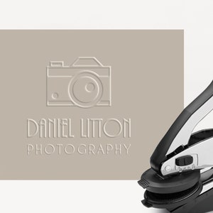 Embosseuse personnalisée, Embosseuse d'affaires, Embosseuse de photographie, Embosseuse d'appareil photo, Embosseuse personnalisée, Embosseuse de logo, Timbre de logo, Logo personnalisé
