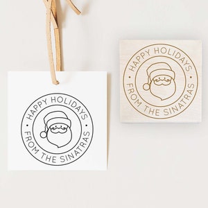 Timbre Père Noël, Timbre personnalisé, Timbre de vacances, Cadeau personnalisé, Timbre auto-encreur, Encre de timbre, Timbre en caoutchouc, Timbre de Noël, Timbre Logo