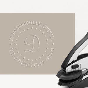 Embosser, Retouradres Custom Embosser, Gepersonaliseerde Embosser, Huwelijksuitnodiging, Logo Embosser, Business Embosser, Housewarming Gift