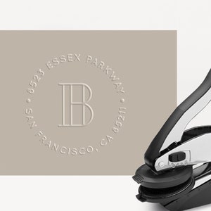Adres Embosser, Custom Embosser, Retouradres Stempel, Gepersonaliseerde Embosser, Housewarming Gift, Custom Seal, Logo Embosser, Embossing