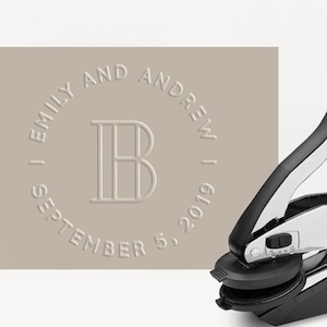 Embosseur de mariage, Save the Date Embosser, Embosser personnalisé, Logo Embosser, Faire-part de mariage, Carte de remerciement, En relief, Emboss, Personnalisé