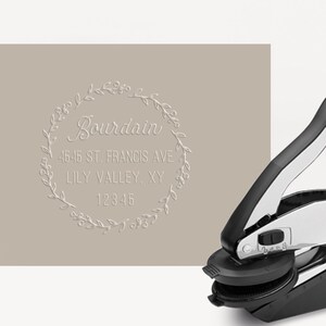 Embosser, Adres Embosser, Retouradres Embosser, Gepersonaliseerde Embosser, Krans Aangepaste Embosser, Logo Embosser, Bruiloft Embosser
