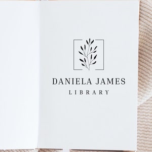 Book Stamp, Library Stamp, Rubber Stamp, Custom Stamp, Personalized Stamp. Self-Inking Stamp, Personalized Gift, Book Label, Branch Book