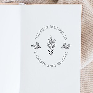 Boekstempel, Aangepaste stempels, Bibliotheekstempel, Ex Libris-stempel, Gepersonaliseerd cadeau, Boeketiket, Aangepaste stempels, Zelfinktende stempel, Rubberstempel
