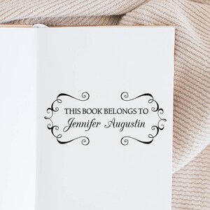 Book Stamp, Library Stamp, Rubber Stamp, Custom Stamp, Personalized Stamp. Self-Inking Stamp, Personalized Gift, Book Label, Ex Libris Stamp